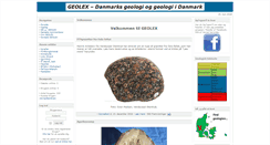 Desktop Screenshot of geolex.dk